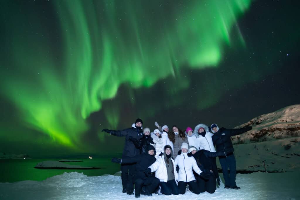 Home - Experience Tromsø Like a Local Tourists under the Northern Lights in Tromsø